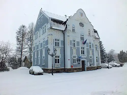 Žibřidice : la mairie.