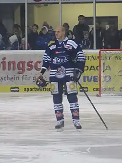 Description de l'image Kris Beech - Straubing Tigers.JPG.