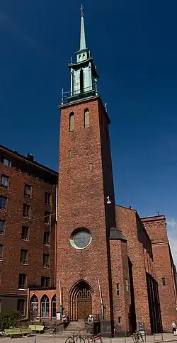 Kristuskyrkan, un exemple de l’architecture néo-gotique finlandaise en briques. Atte V. Wilberg 1928.