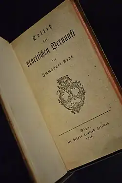 Image illustrative de l’article Critique de la raison pratique