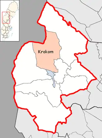 Localisation de Krokom