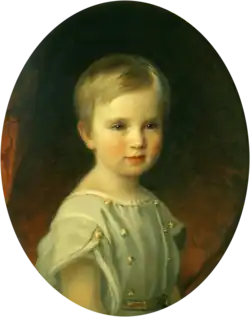 Rodolphe vers l'âge de 2 ans (1860).