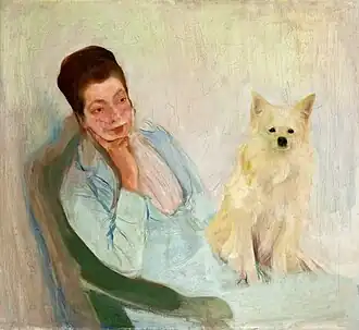 Femme au chien, musée national de Wrocław.