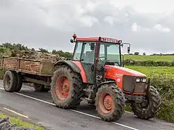 Kubota M105S en Irlande.