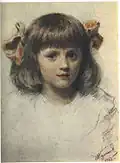 Portrait de la fille de Koulikov (1927)