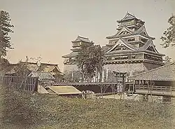 Château de Kumamoto, 1871-1874.
