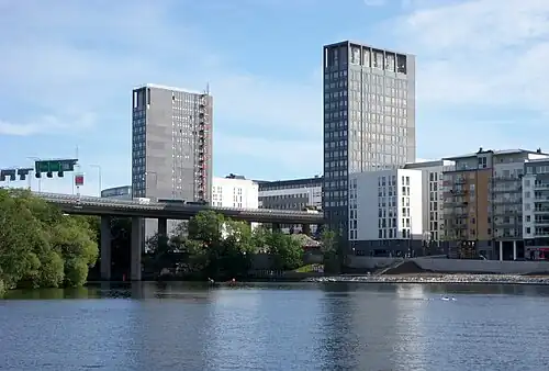 Tours jumelles de Kungsholmsporten.