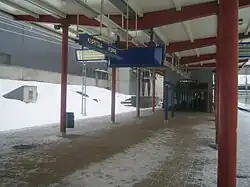 La gare ferroviaire de Kupittaa.