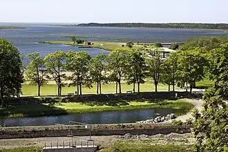 Vue depuis le château de Kuressaare
