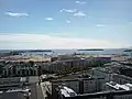 Le port Ouest d'Helsinki vu de la tour.