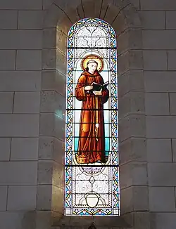 Vitrail représentant saint Cloud.