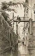 À Venise (gravure, 1873)