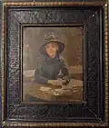 Léon Houyoux, Dame au chapeau gris, coll. famille Houyoux