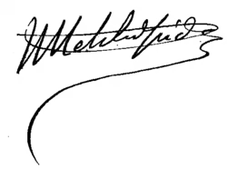 signature de Léon Melchissédec