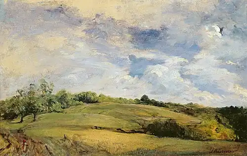 Paysage, grand ciel, Paris, musée du Louvre.