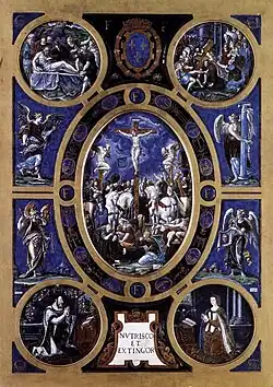 La Crucifixion. Retable de Léonard Limosin pour le jubé Renaissance