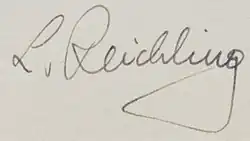 signature de Léopold Reichling