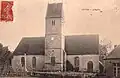 L'église de Cuves vers 1910.