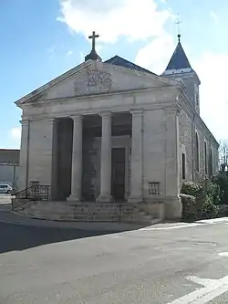 L'église de Mandres la Côte (côté Nord)