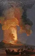 L'Éruption du Vésuve, Pierre-Jacques Volaire, 1729-avant 1802, Musée des Beaux-Arts de Brest.