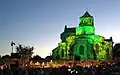 L'abbaye lors d'un concert des « Nuits romanes ».