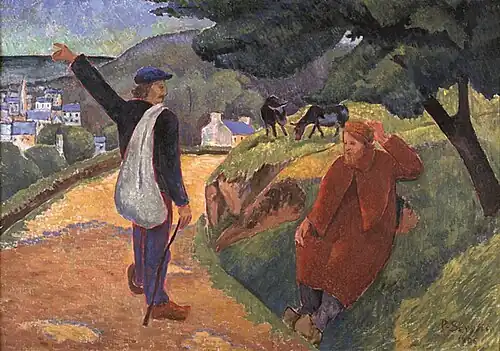 Paul Sérusier, L'Adieu à Gauguin, 1906 – Musée des Beaux-Arts de Quimper, Quimper.