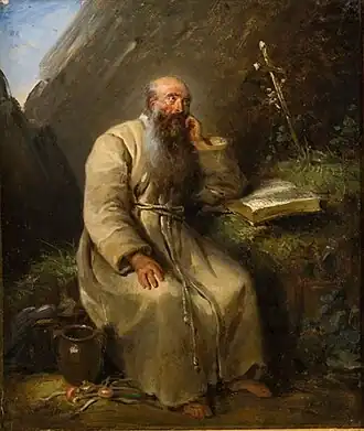 L'Ermite du Mont Denise, 1834, Le Puy, musée Crozatier