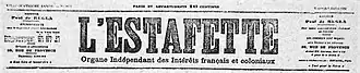 Image illustrative de l’article L’Estafette (journal)
