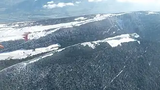 Vue aérienne de l'Hergues.