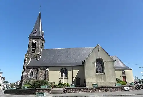 L'église paroissiale de L'Hermitage.