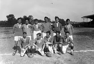 Photo d'une équipe de football