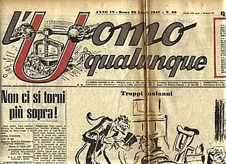Image illustrative de l’article L'Uomo qualunque