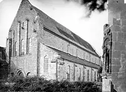 L'abbaye de Daoulas en 1884 (photo de Séraphin-Médéric Mieusement).