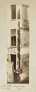 L'Arbre-aux-Prêcheurs, représentant un arbre de Jessé, photographié sur place vers 1900.