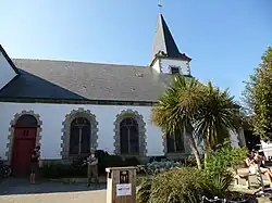 L'église paroissiale Saint-Tudy, vue extérieure.