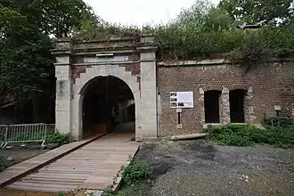 L'entrée du fort du Vert-Galant en 2017.