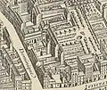 L'hôtel de Luynes sur le plan de Turgot de 1739