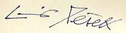 signature de Ladislav Pešek