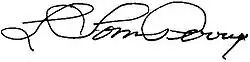 signature de L. Tom Perry