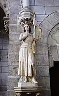 Statue de sainte Jeanne d'Arc.
