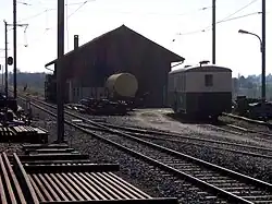 Halle à marchandises.