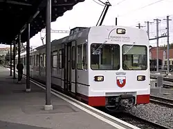 Be 4/8 36 en 2000 à la gare d'Échallens