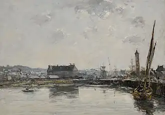 Le Port de Trouville, collection privée