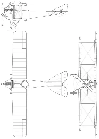 vue en plan de l’avion