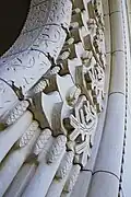 Détail de la voute de l'entrée principale