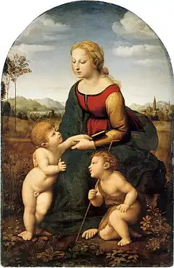 Raphaël - La Belle Jardinière1505-1508, musée du Louvre.