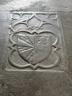 Pierre tombale classée.