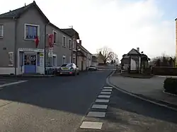 La rue de la Mairie en 2012.