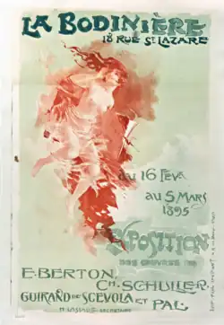 Exposition de Berton, Guirand de Scévola, Pal et Ch. Schuller (1895).