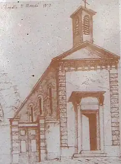 L'ancienne chapelle de Saint-Mandé en 1872